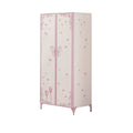 White & Light Purple Armoire P931