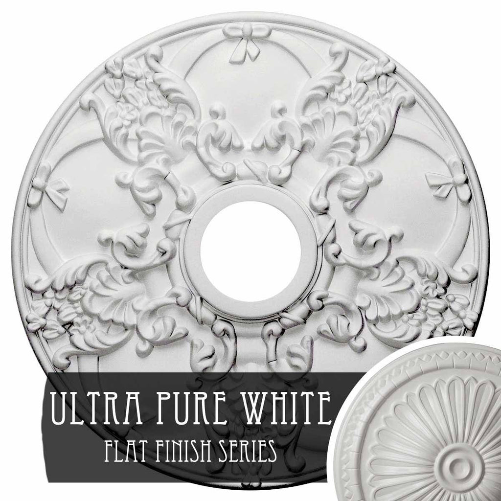 18x22OD x 3 1/2x22ID x 1 3/8x22P Ceiling Medallion (Ultra Pure White) X36363