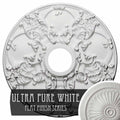 18x22OD x 3 1/2x22ID x 1 3/8x22P Ceiling Medallion (Ultra Pure White) X36363