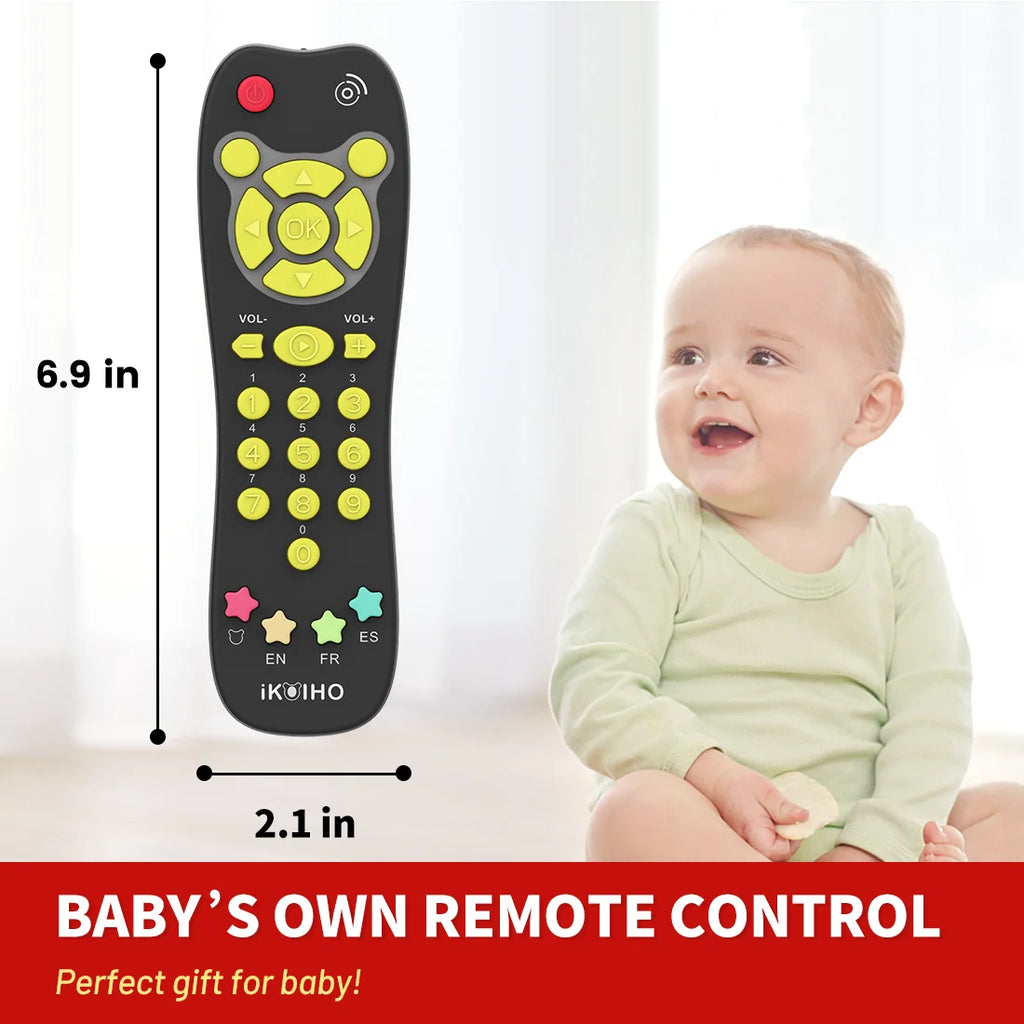 Black Musical Baby Remote Control Toy with Light Sound C285