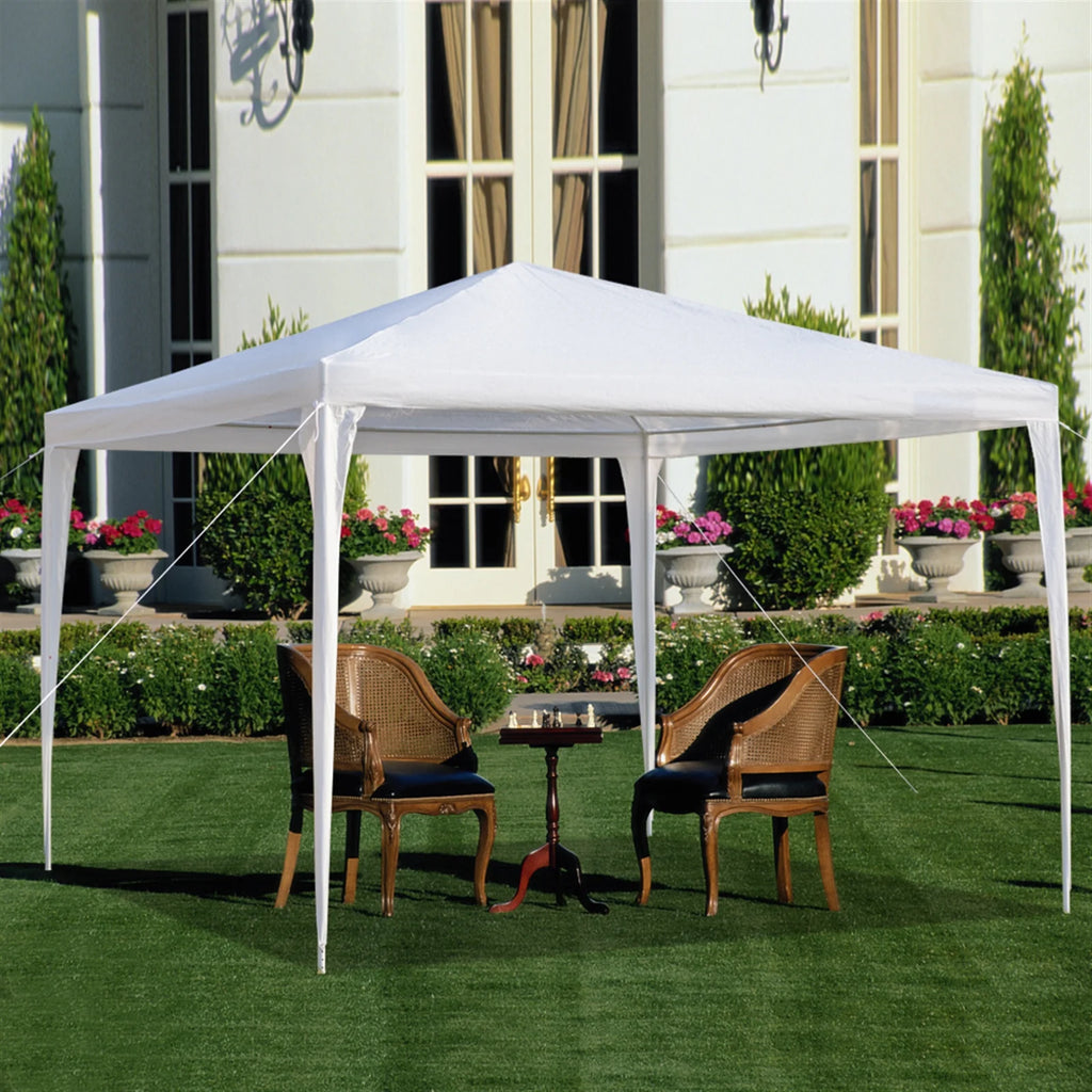 White Three Sides Waterproof Tent with Spiral Tubes Y658