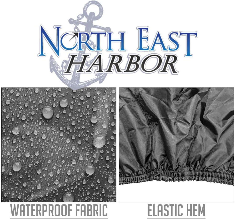 Waterproof RV Fifth Wheel Cover Fits Length 35'-37' Feet Travel Trailer Camper Zippered Panels O721854