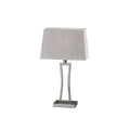Brushed Steel Table Lamp, 2 Piece P542058
