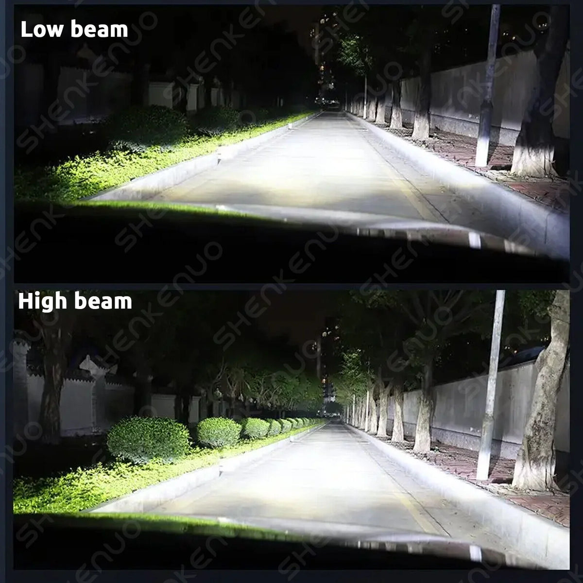 6x LED Headlights Hi/Low Beams + Fog Lights Combo F905
