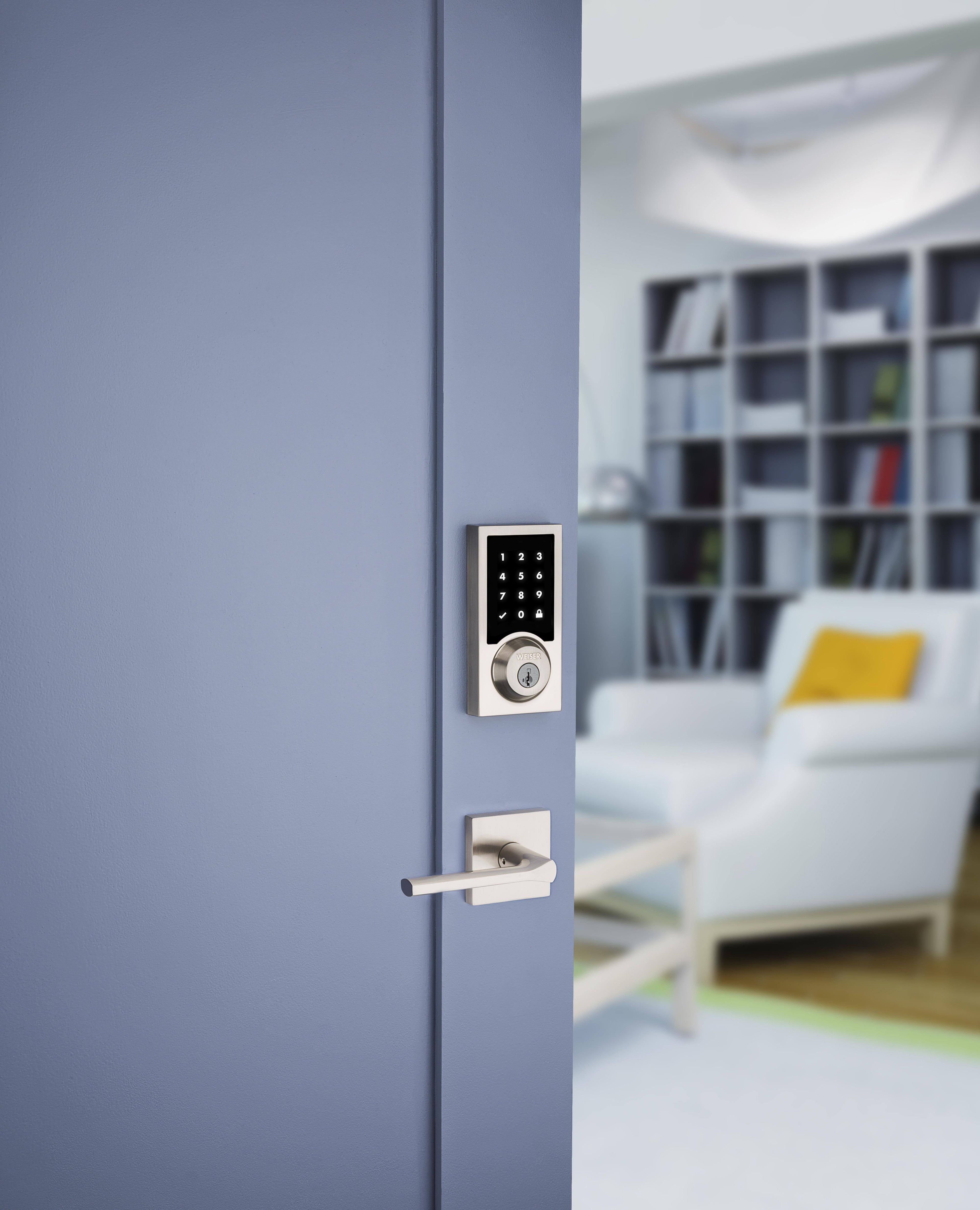 Satin Nickel Touchscreen Smart Lock B3246