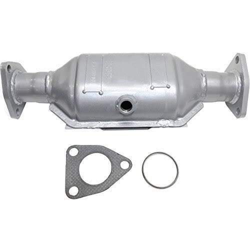 Silver Powder-Coated Catalytic Converter with Heat Shield U183