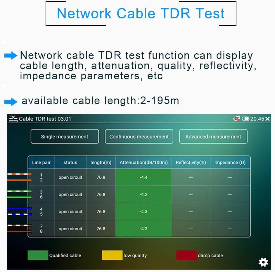 7 Inch IP Camera Tester Monitor B768