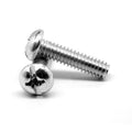 10-24 x 6 inch Coarse Thread Machine Screw Combo Round Head Low Carbon Steel Zinc Plated Pk 350 F6944