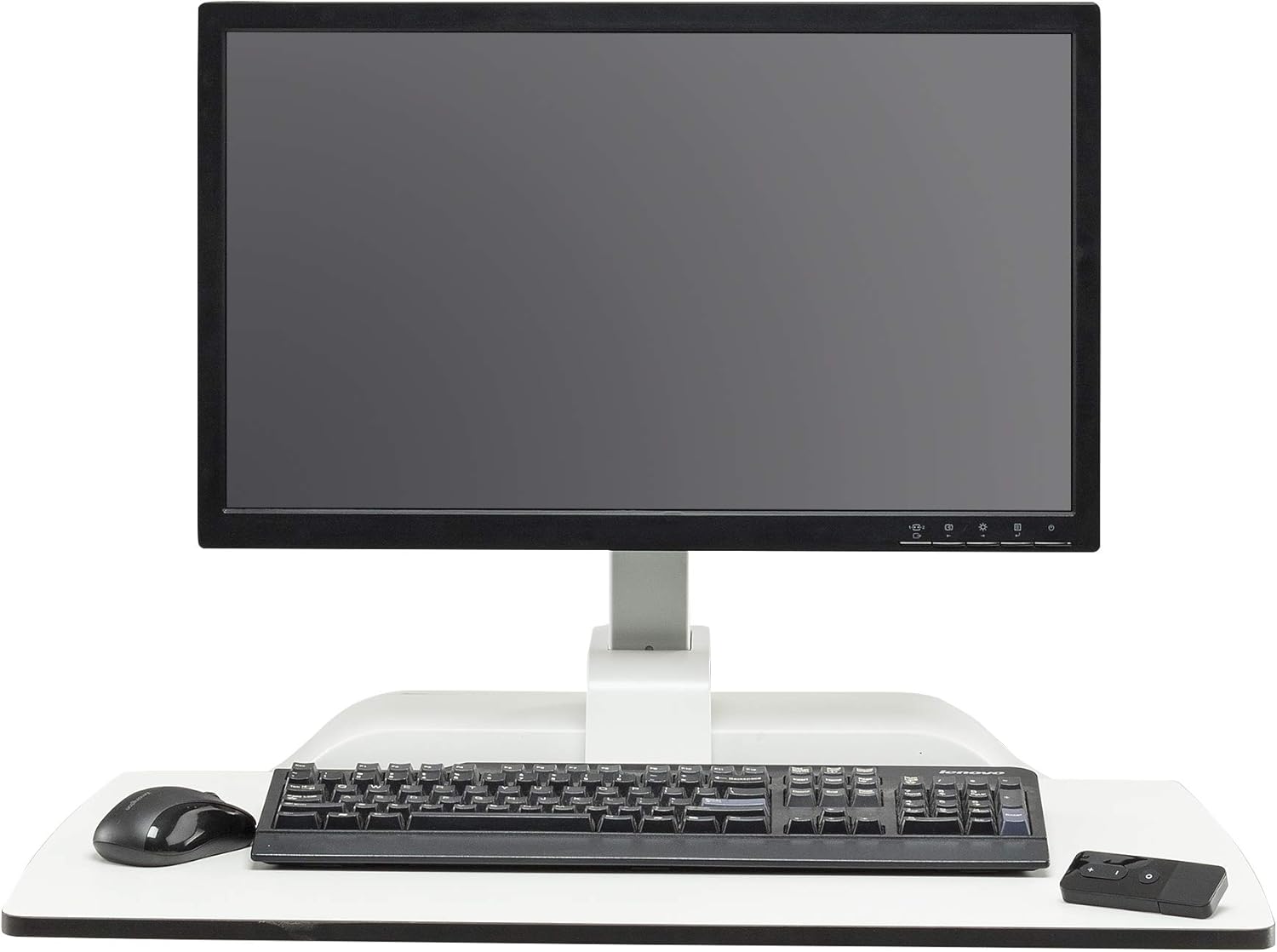 White Electric Sit/Stand Desk Converter A696138