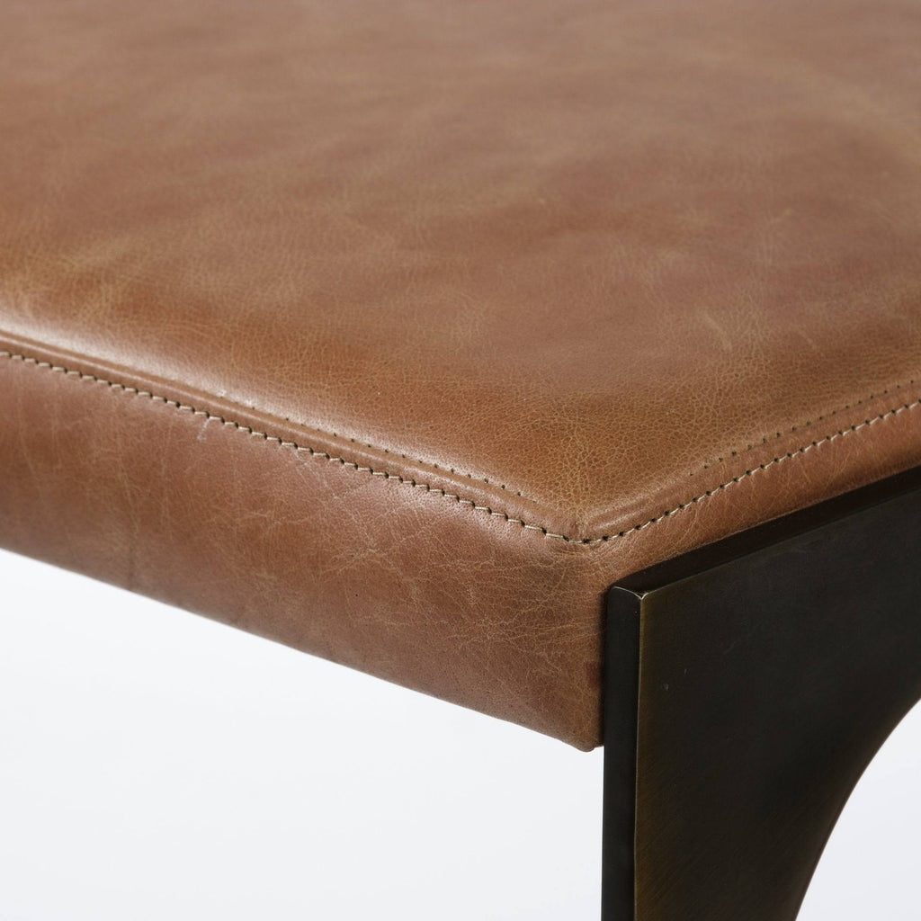 Brown Metal Bar Stool E564384