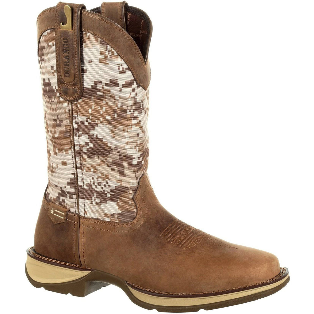 Brown Desert Camo Work Boots D1749