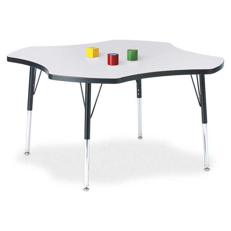 Blue and Black Four Leaf Activity Table V273