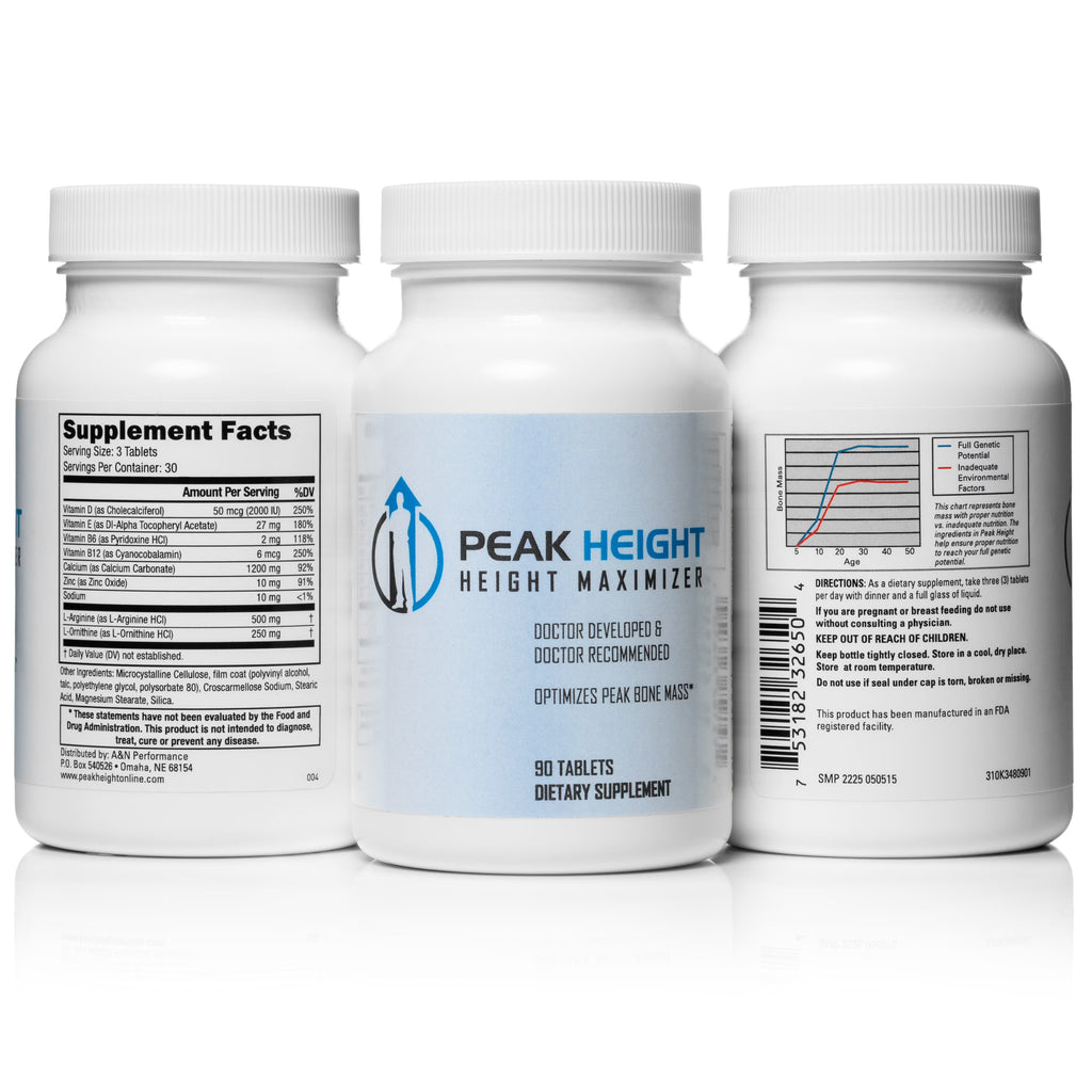 Height Growth Supplement Pills, 6 Month Supply (6 Pack) R257981