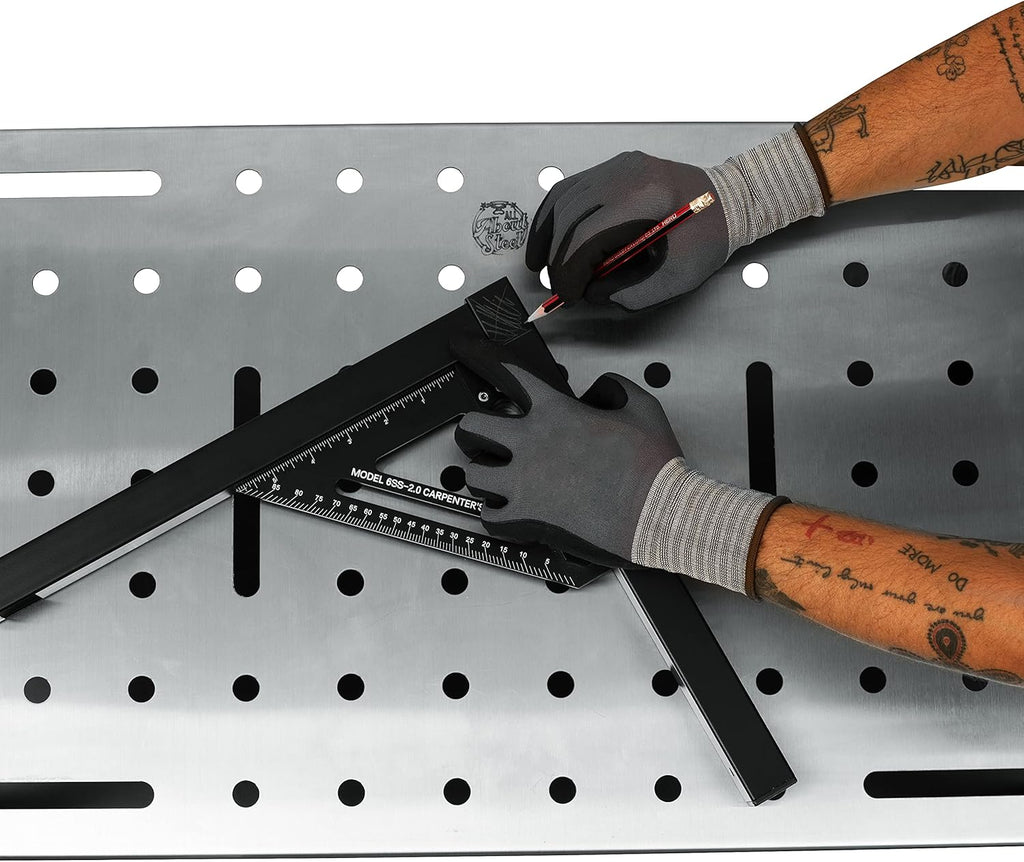 Stainless Steel Portable Welding Table with 3 inch TPU Wheels Z3260
