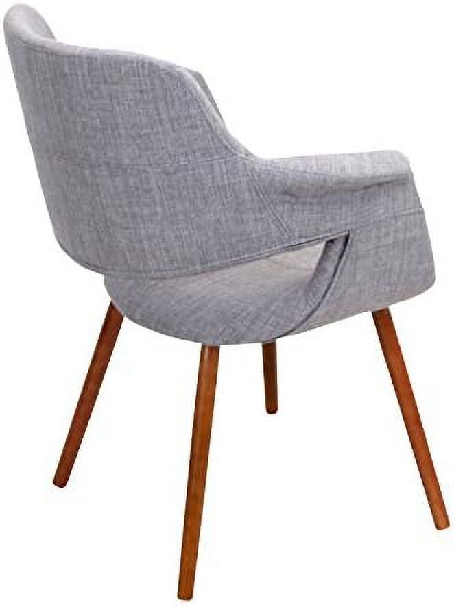 Mid-Century Modern Chair in Light Grey T31760
