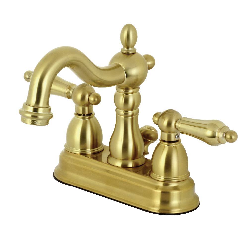 Polished Brass Centerset Lavatory Faucet J578