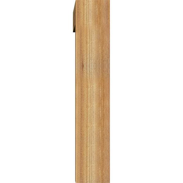 6x22W x 28x22D x 32x22H Western Red Cedar Bracket with Offset Brace H4887