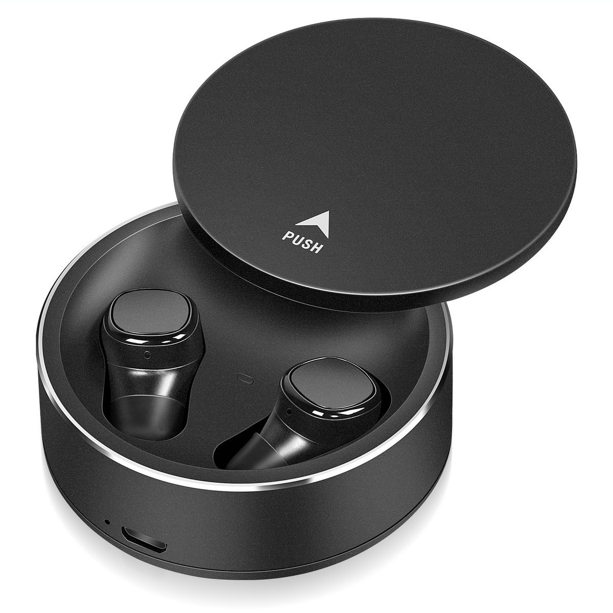 True Wireless Earbuds with Mic Bluetooth Headphones - Black G92665