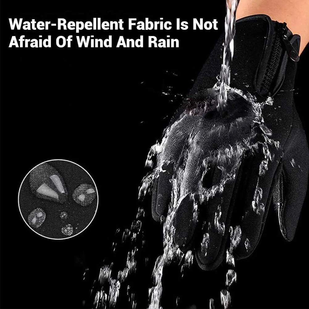 Waterproof Windproof Thermal Touchscreen Gloves with Non-Slip Grip W862