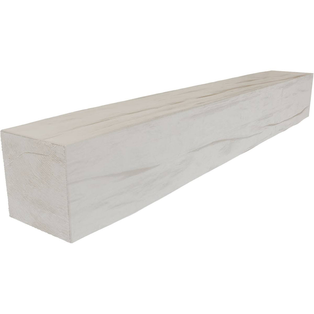 Faux Wood Fireplace Mantel, Ready for Paint E8515