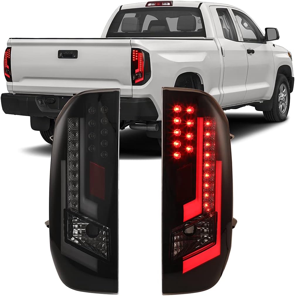 LED Tail Lights Assembly for Toyota Tundra, Red Q9900