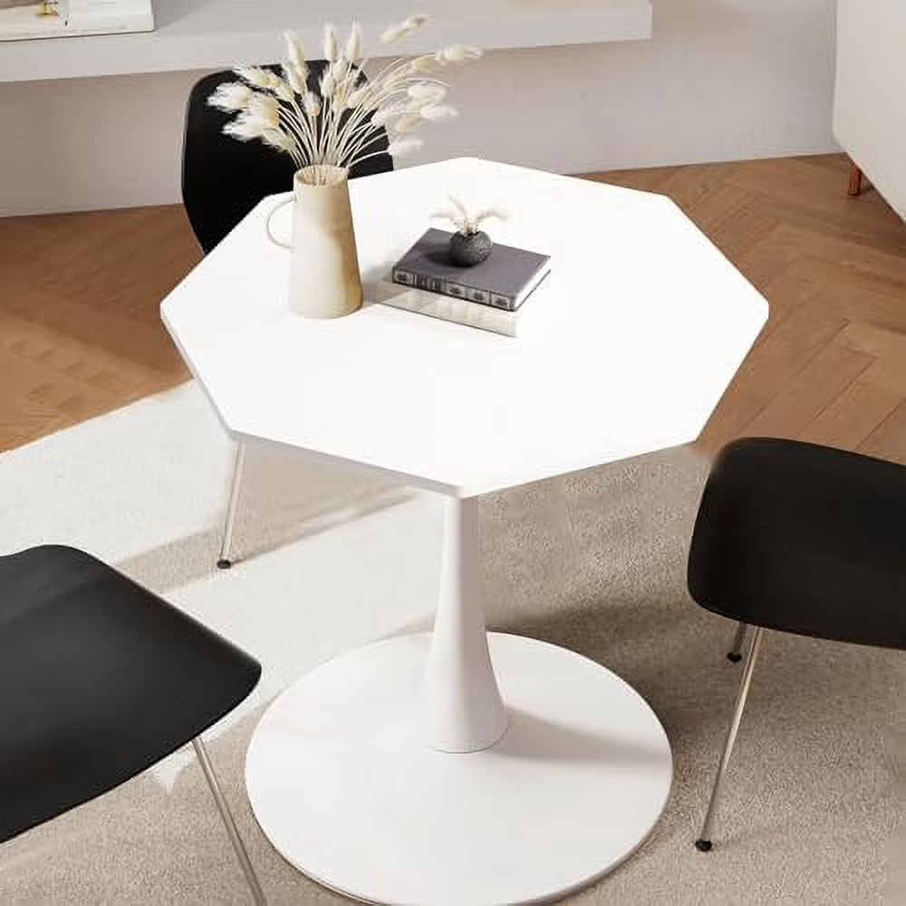 Octagonal Dining Table with MDF Table Top Metal Base B33294