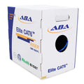 Cat6 Riser Ethernet Cable 1000ft White Unshielded Twisted Pair 23AWG Solid Bare Copper Bulk W47284