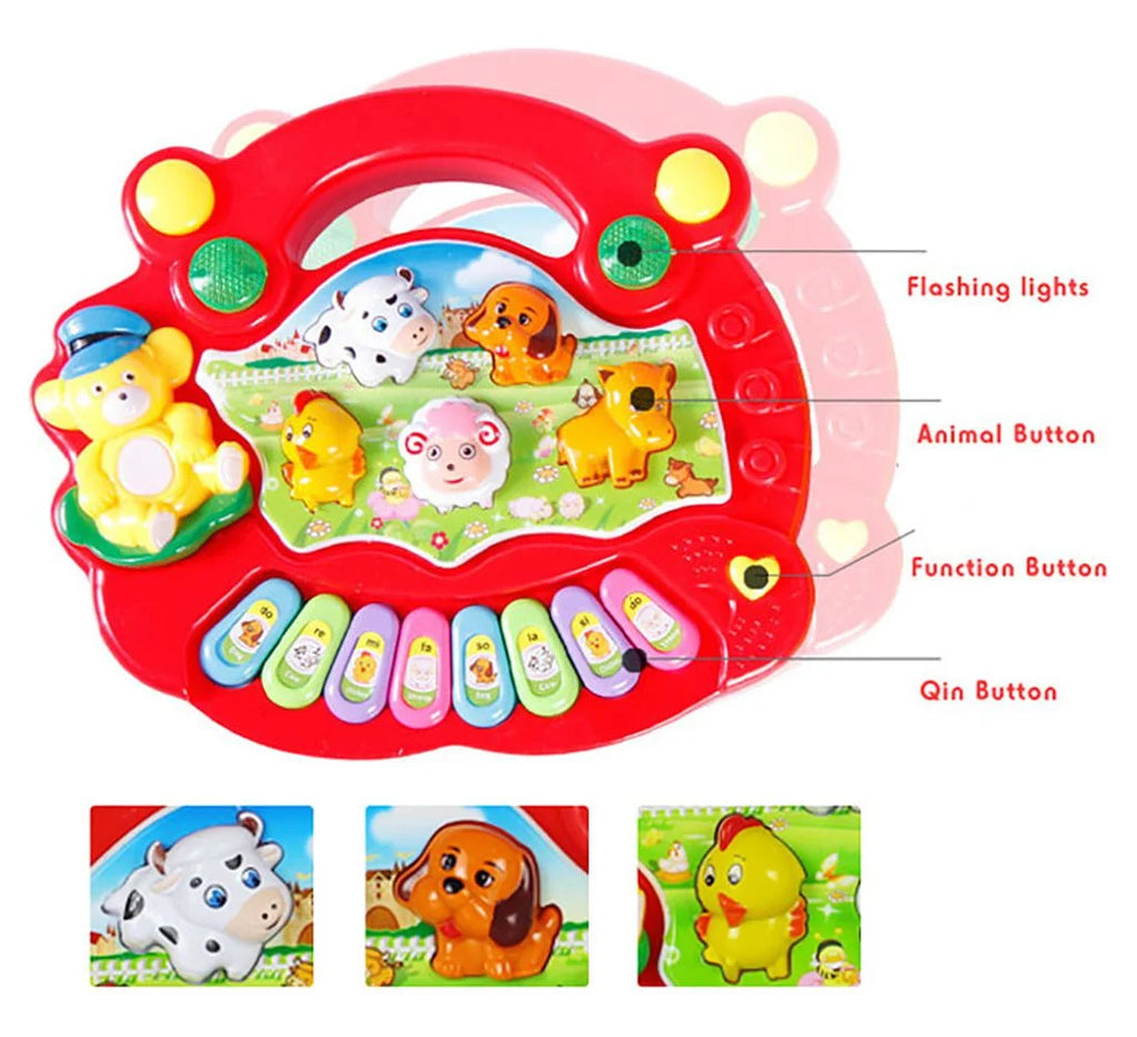 Baby Piano Toys with Light Up Musical Keyboard K6648