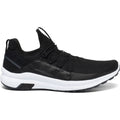 Men's Saucony Stretch Glide Black White Shoes S835