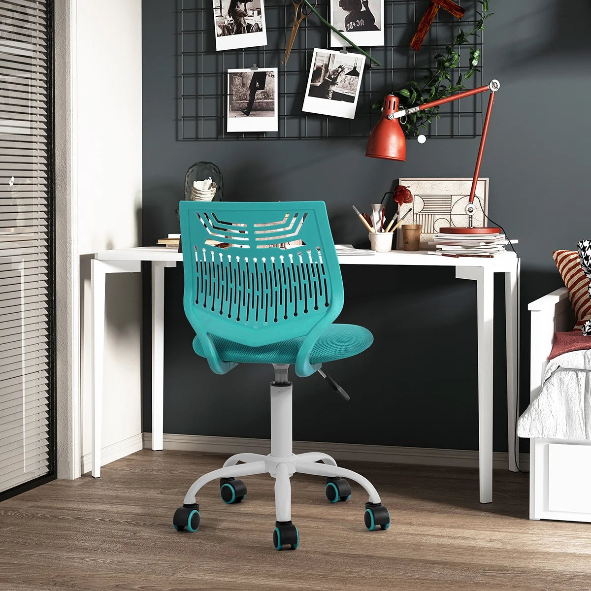 AQUA Adjustable Height Rolling Office Chair R257575