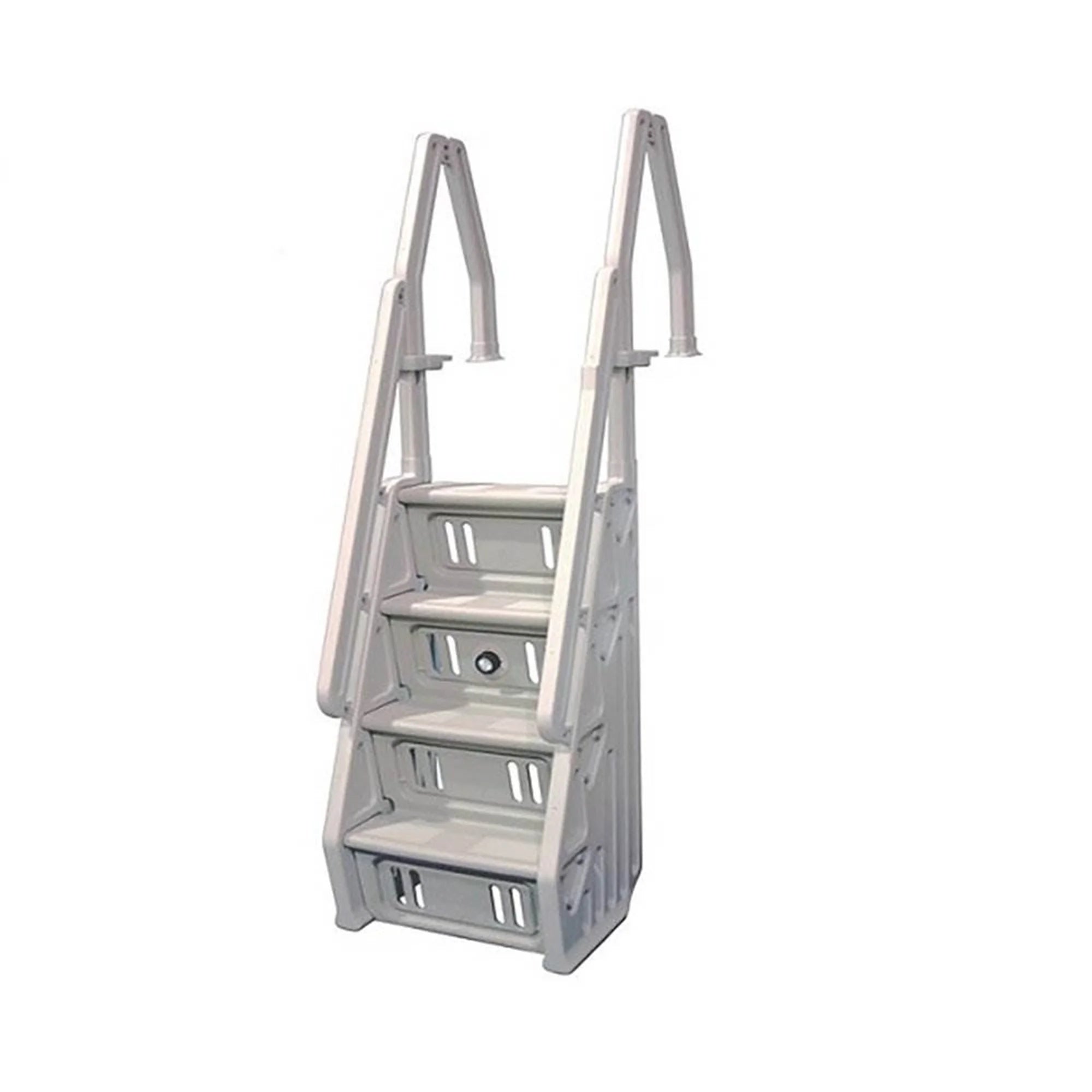 In Step Above Ground Swimming Pool Ladder with Protective Ladder Mat H471