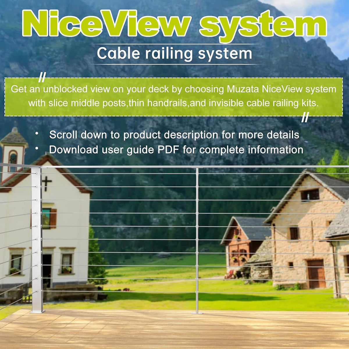 1/8 Galvanized Steel Wire Rope Cable for Railing Q381