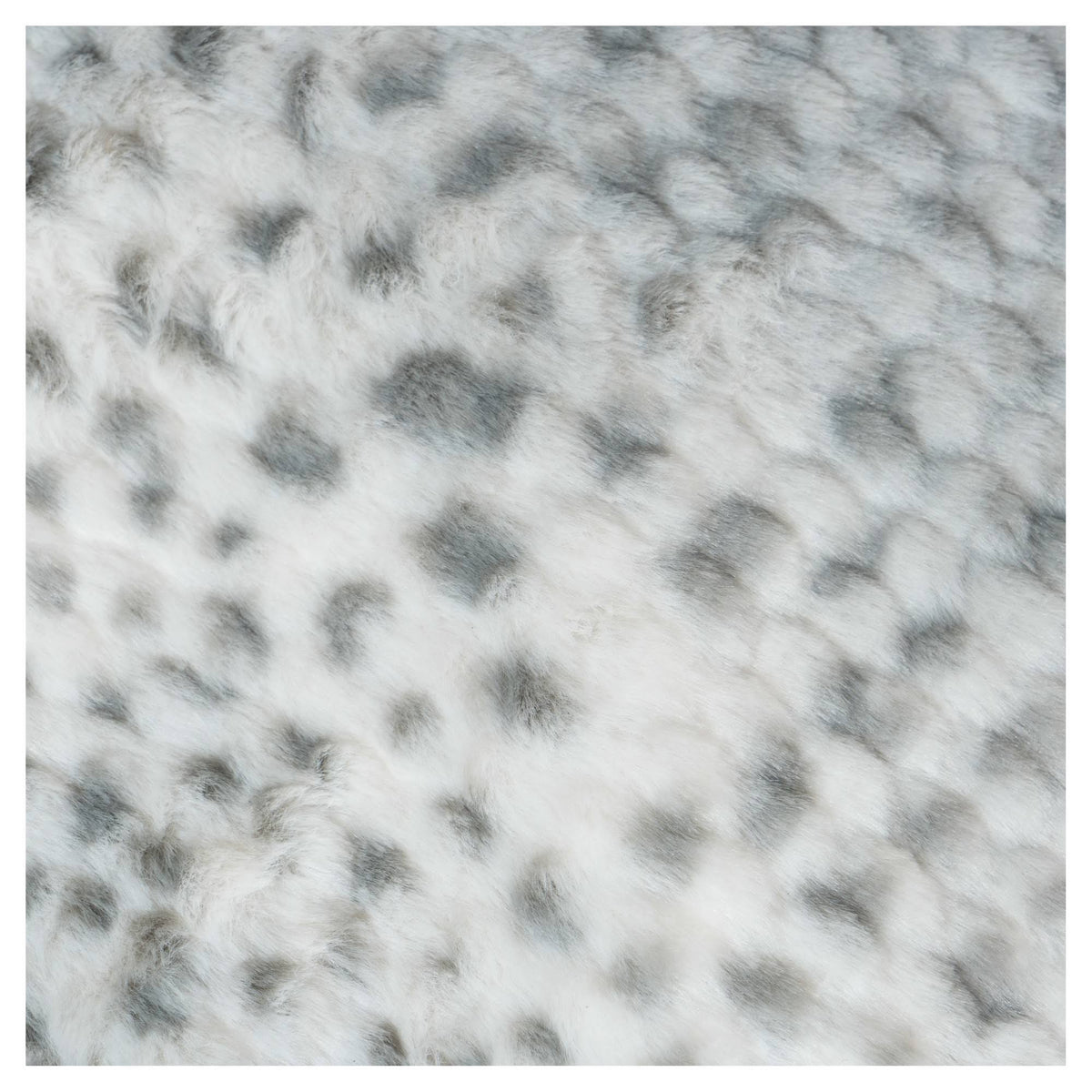 Ash White Faux Fur Lounge Beanbag Chair E348