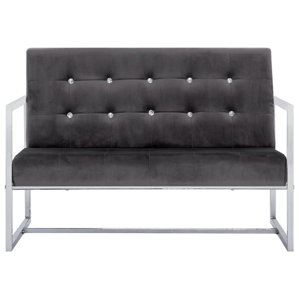 2-Seater Sofa Dark Gray W445