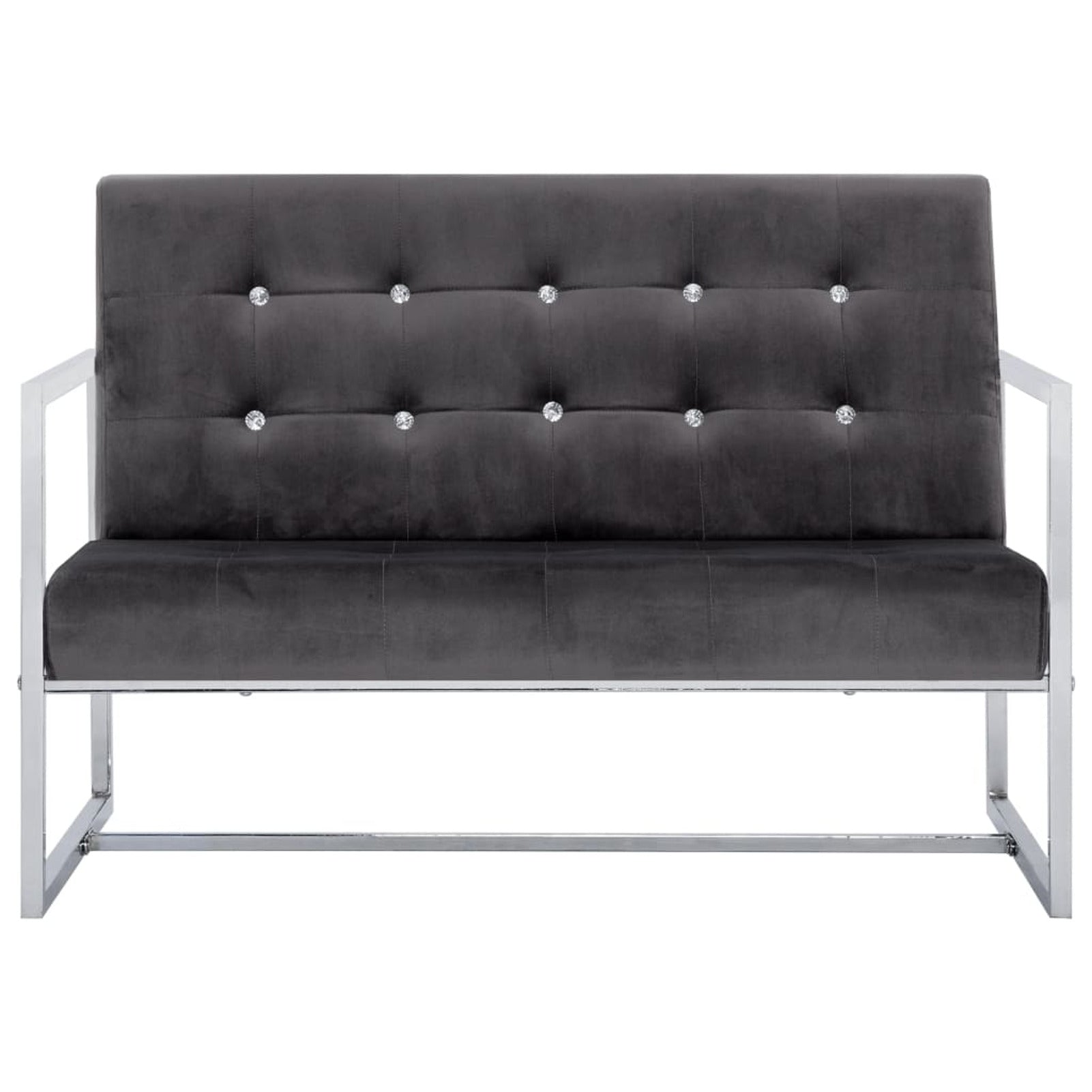 2-Seater Sofa Dark Gray W445