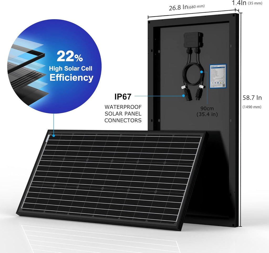 400 Watt Black Mono Solar Panel Z806984