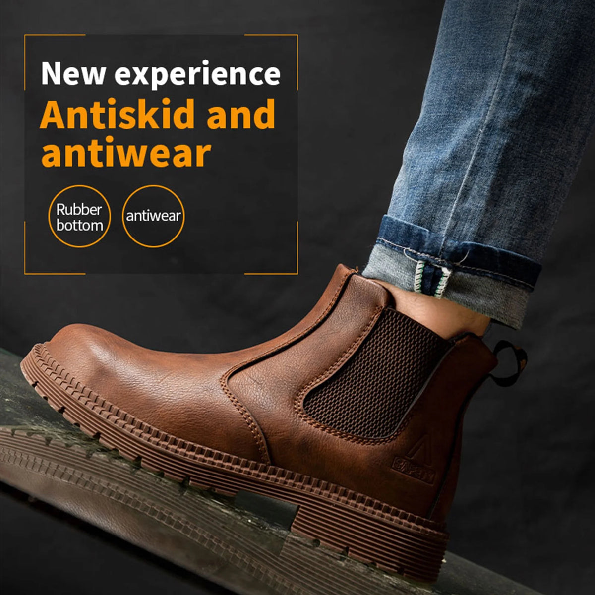 Steel Toe Waterproof Work Boots T831674