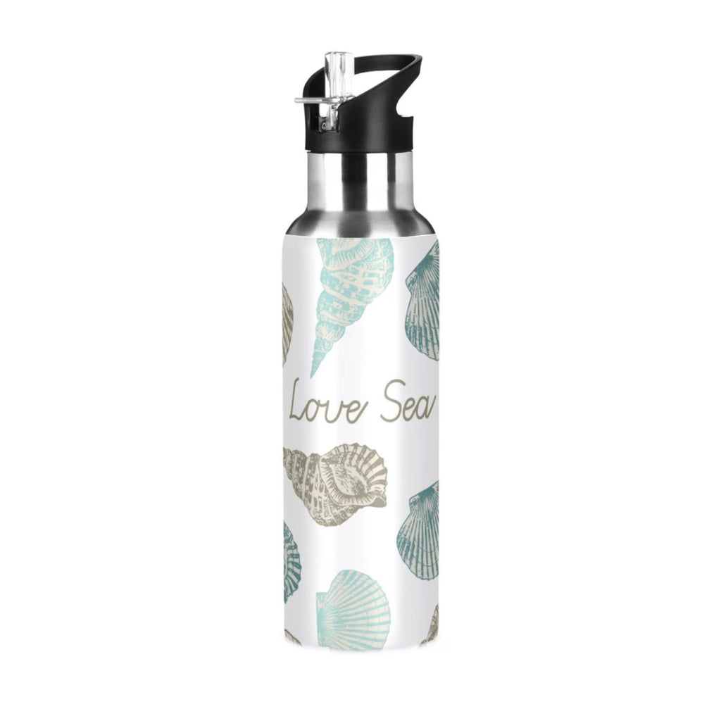 Stainless Steel Insulated Water Bottle with Straw Lid U70321