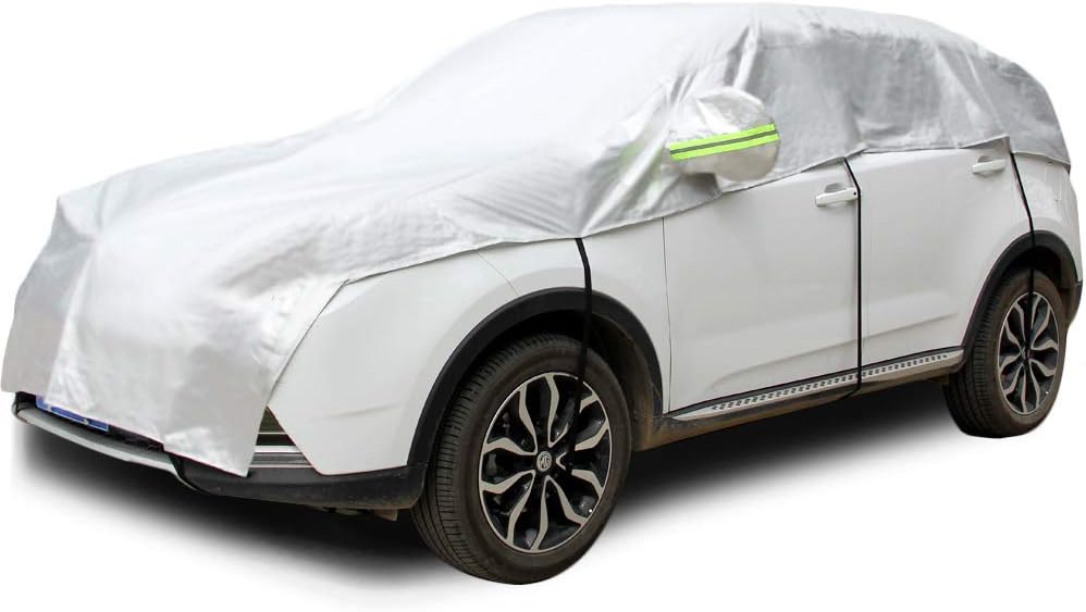 Half Car Cover with Cotton All Weather Waterproof Universal Car Half Cover H43680