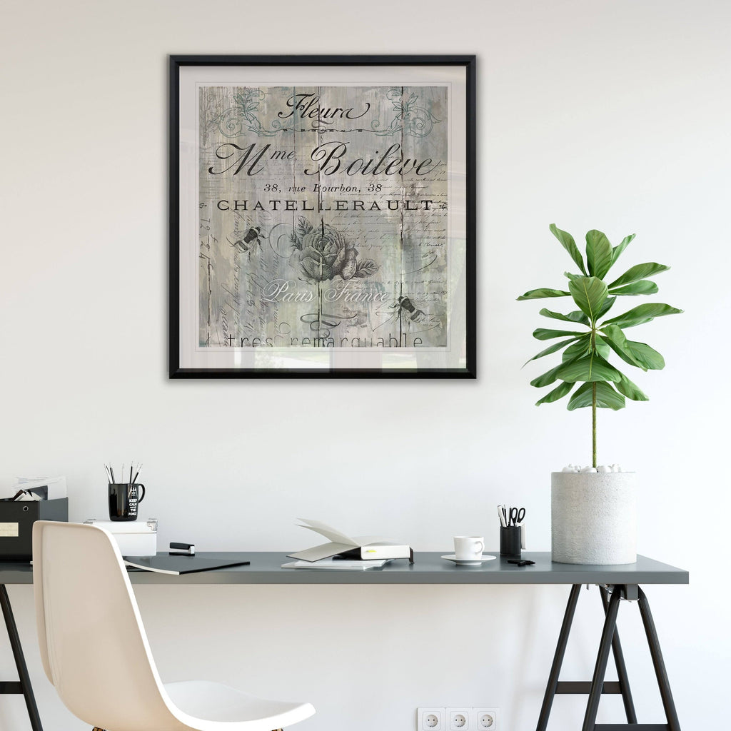 Framed Giclee Print 38x38 L8581