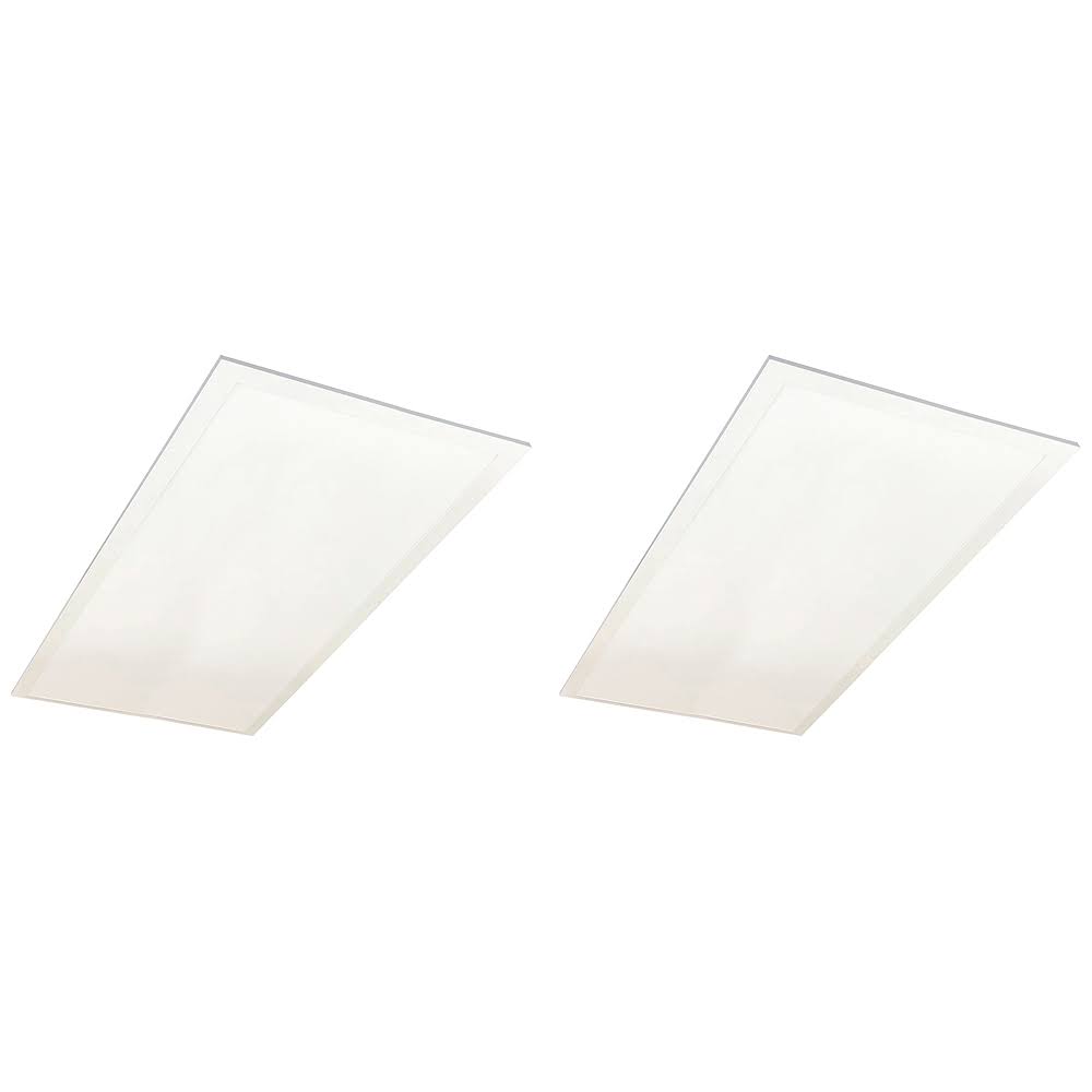 White LED Panel Lights Set of 2 I1069