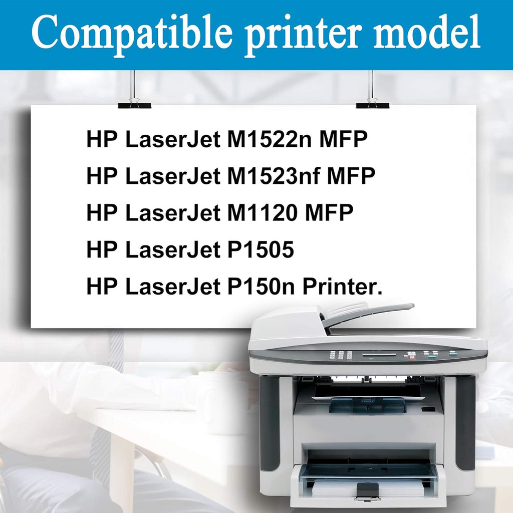 Black Toner Cartridge 36A Replacement for HP Printer J5570