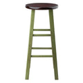Walnut Green Bar Stool D711283