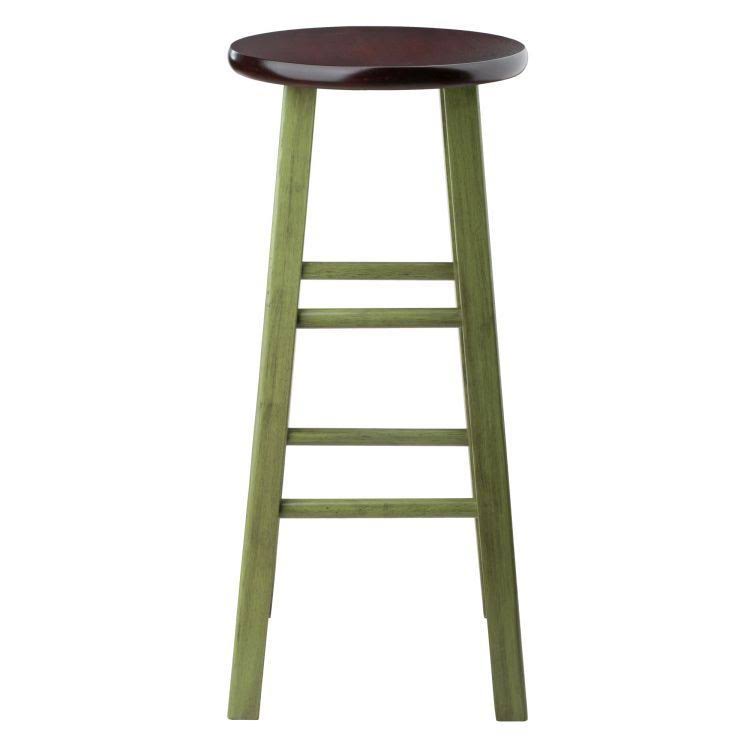 Walnut Green Bar Stool D711283