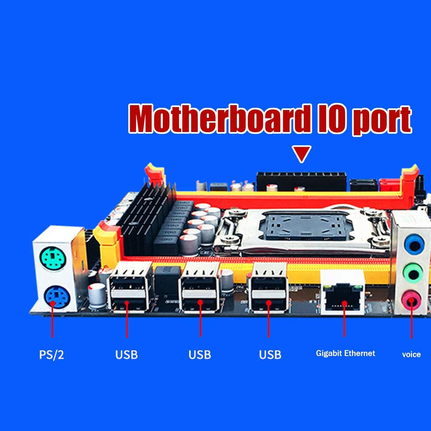 Gaming Motherboard, LGA 2011 Socket, DDR3 Memory, Integrated Sound Card, Network Card N964896