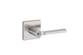 Satin Nickel Keyed Entry Door Lever Q7414