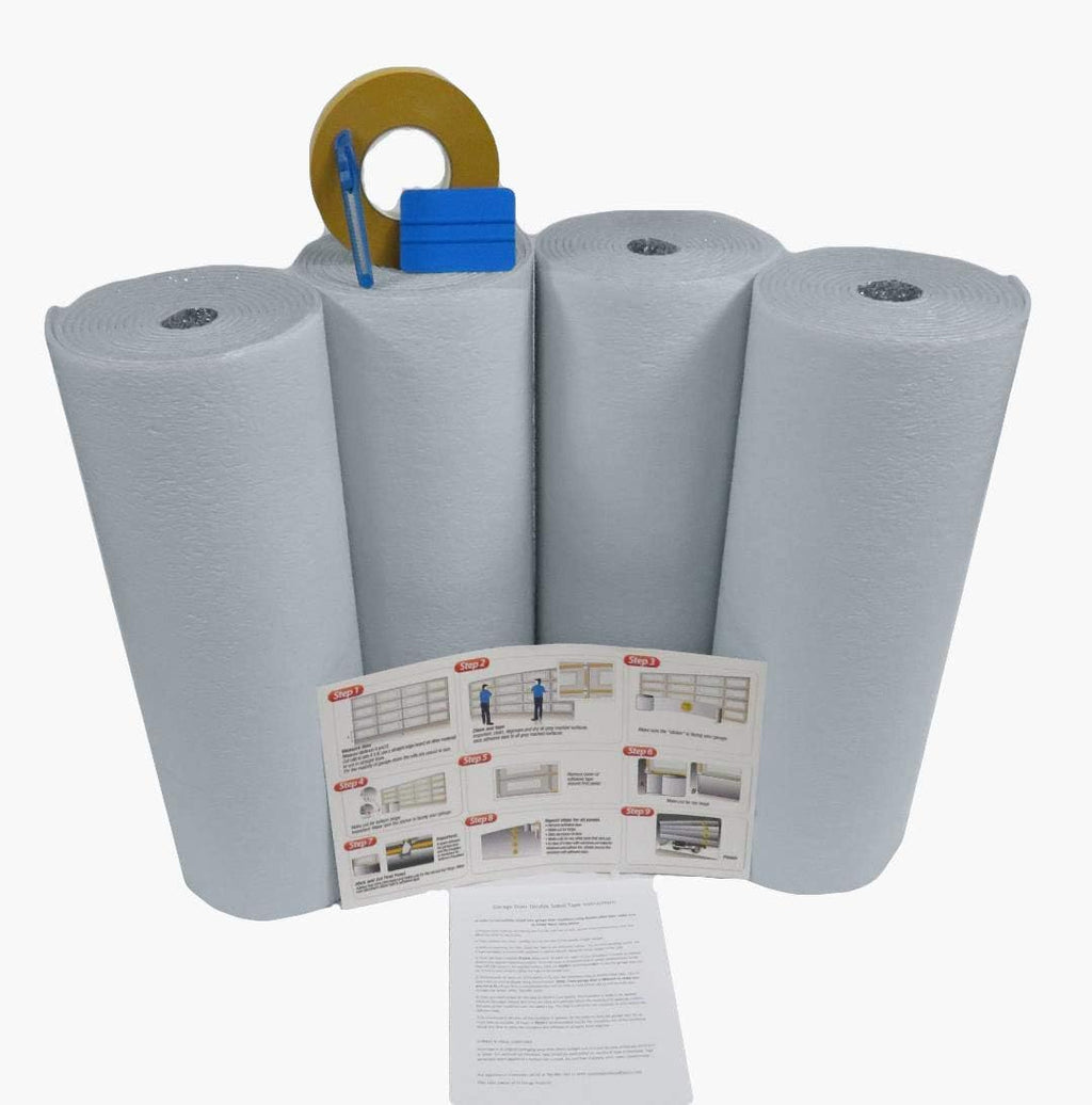 Reflective White Garage Door Insulation Foam Core Kit Pack of 2 C273930