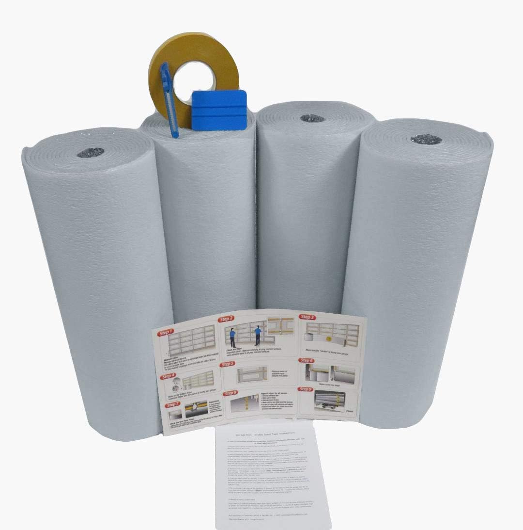 Reflective White Garage Door Insulation Foam Core Kit Pack of 2 C273930