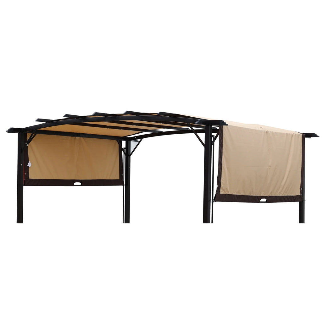 Universal Canopy Cover Replacement for Curved Outdoor Pergola K963536