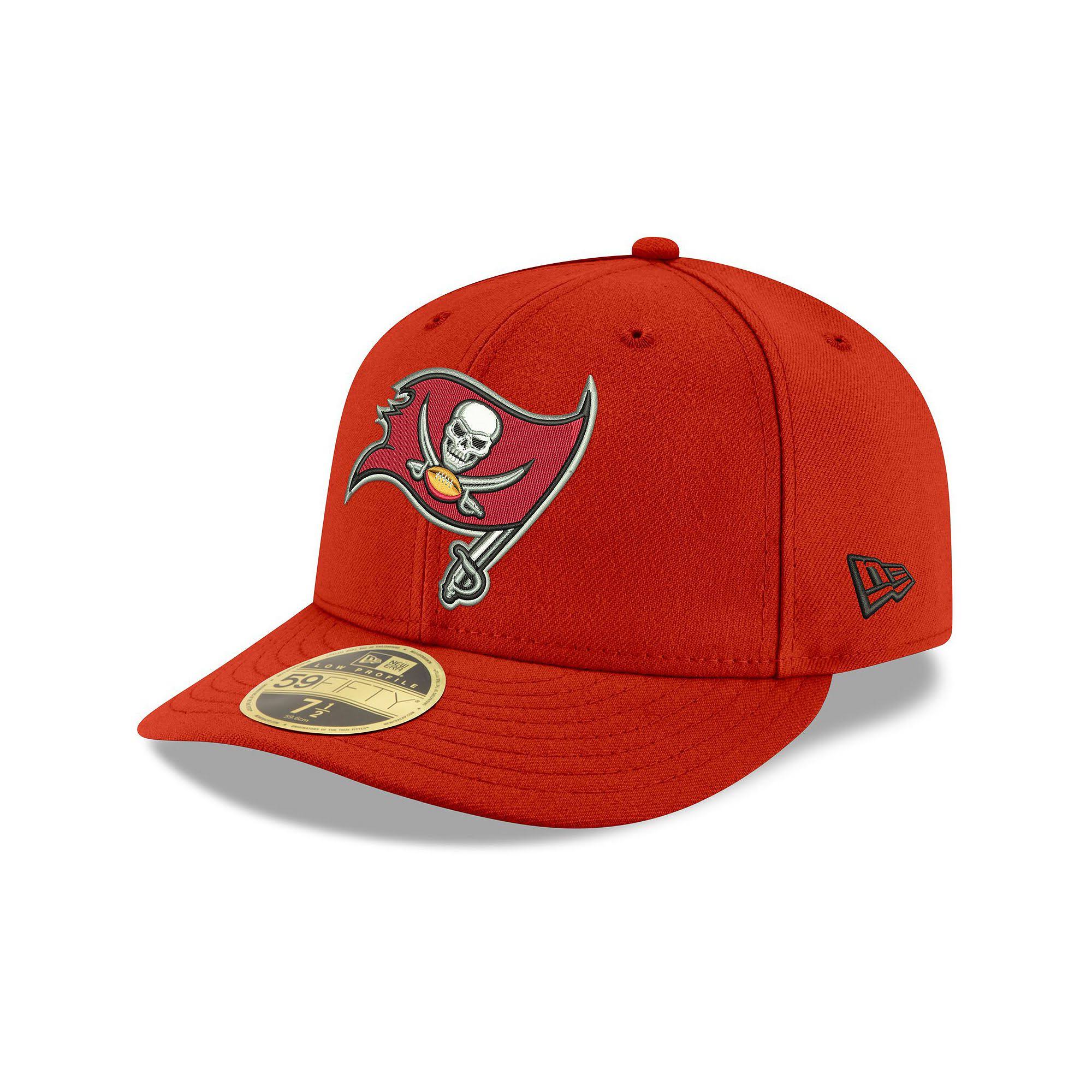 Red Tampa Bay Buccaneers Low Profile Fitted Hat F8464